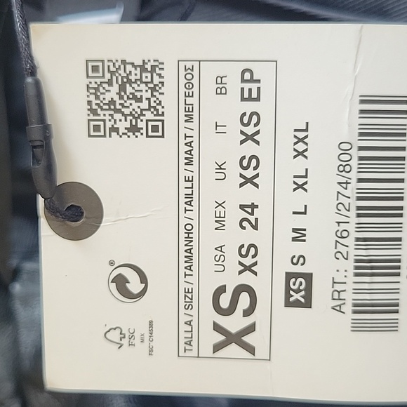 Zara Faux Leather Double Breasted Blazer - Picture 6 of 16